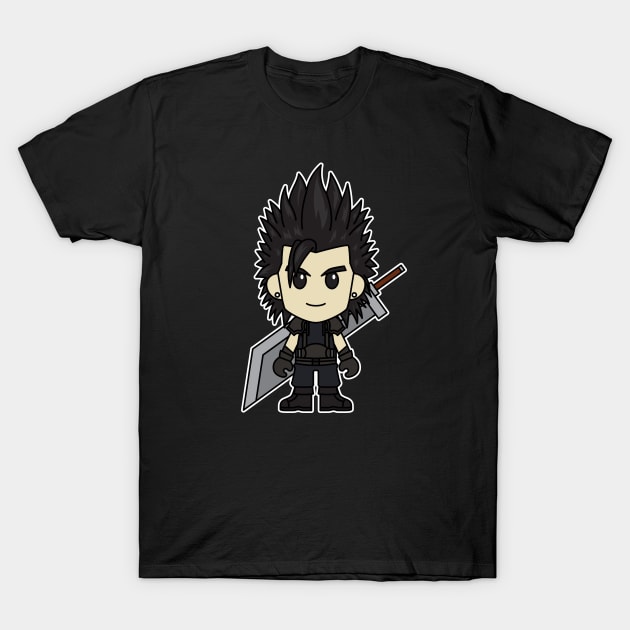 Chibi Zack Fair T-Shirt by Chibi Pops